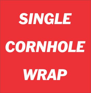 Single Cornhole Wrap